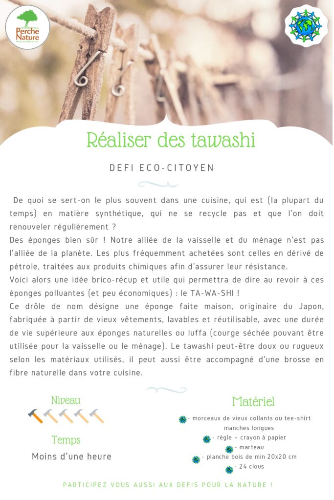 thumbnail of Fiche Défi – Réaliser des tawashi