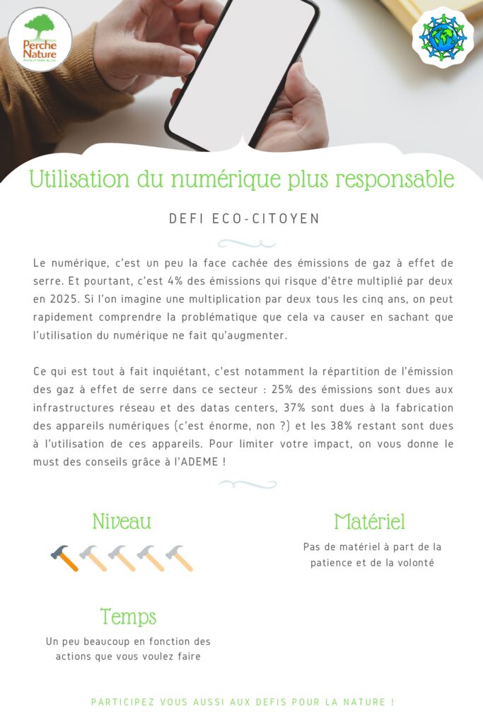 thumbnail of Fiche Défi – Tendre vers la sobriété numérique